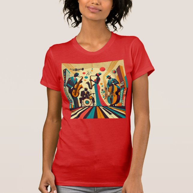 Camiseta Meio século Jazz Age Quartet (Frente)
