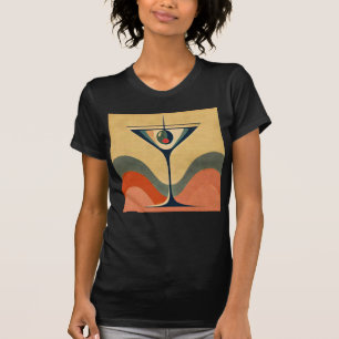Camiseta Meio século moderno "pimento azeitona martini wave