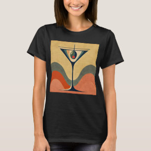 Camiseta Meio século moderno "pimento azeitona martini wave