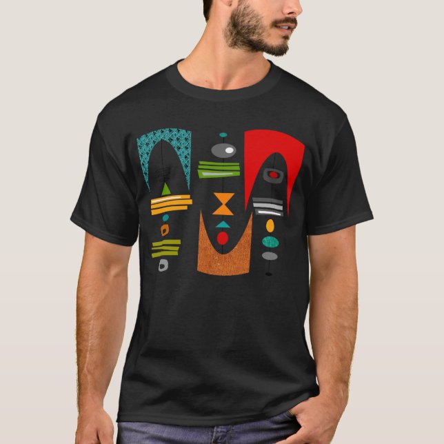 Camiseta Meio século Tiki moderno Tok (Frente)