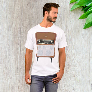 Camiseta Meio século Vintage Radio Retro Music Lover