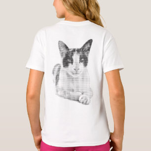 Camiseta Meio-Tom Felino