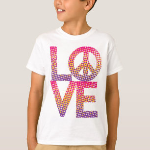 Camiseta Meio-tom LOVE=Paz