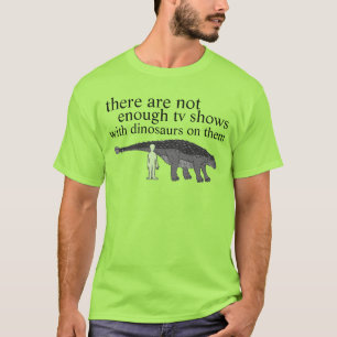 Camiseta meios do dinossauro