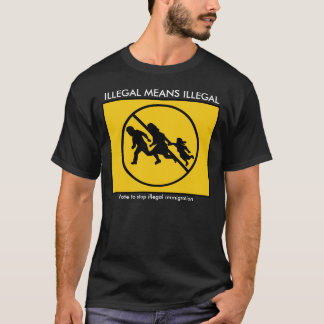 CAMISETA MEIOS ILEGAIS ILEGAIS