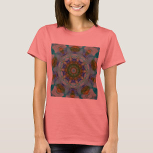 Camiseta Meios mistos abstratos dois