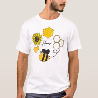 mel abelha vintage girassol amarelo floral