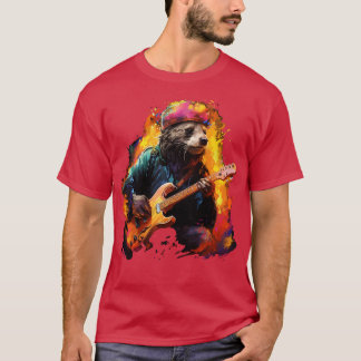 Camiseta Mel Badger Tocando Violão