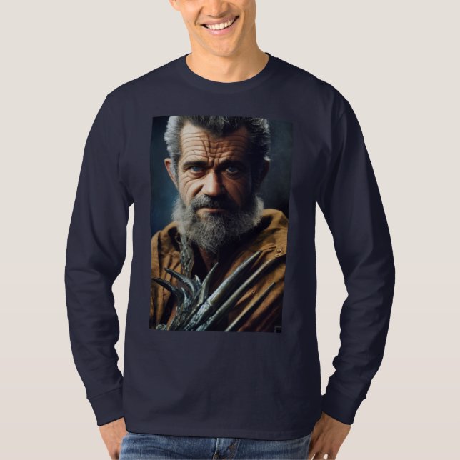 Camiseta Mel gibson com gigante (Frente)