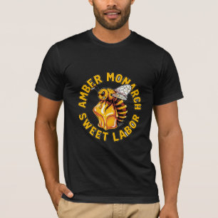 Camiseta Mel Monarca Doce Trabalho Abelha Melífera