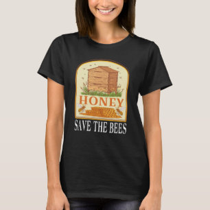 Camiseta Mel Salve As Abelhas Uma Quota Humorosa De Mel