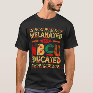 Camiseta Melanata E HBCU Educou A África Orgulhar Seu Preto
