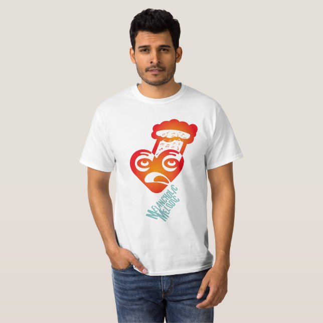 CAMISETA MELANCHOLIC MEDOLIC BY MASANSER PIXELAT (Frente Completa)
