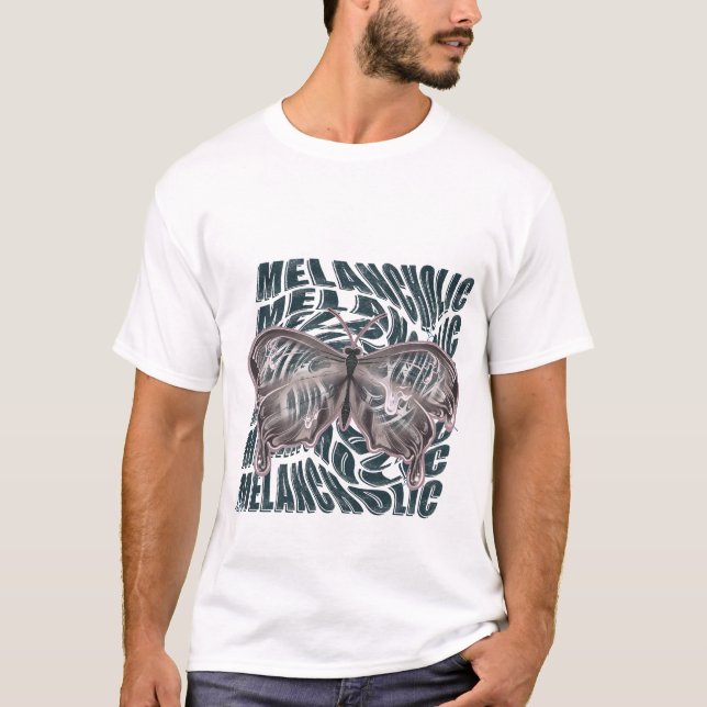 Camiseta Melancholy x Butterfly (Frente)