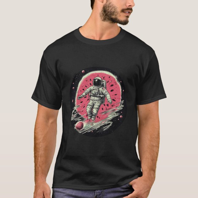 Camiseta Melancia Astronauta No Espaço (Frente)