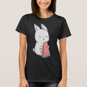 Camiseta Melancia Bunny Summer Fruta Melancia 1