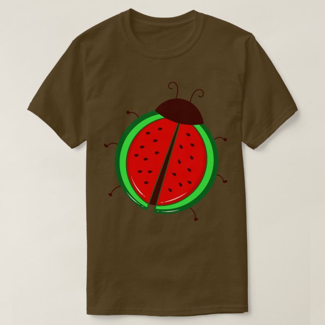 Camiseta Melancia Coca-Cola Ladybug (Frente do Design)