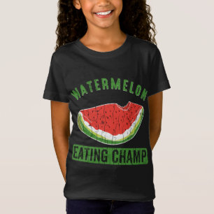 Camiseta Melancia Comendo Champ Funny Summer Fruta Lover G