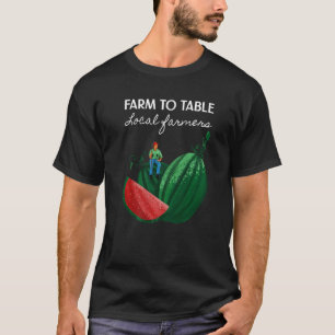 Camiseta Melancia Cultiva Minha Agricultura Local Vegetal