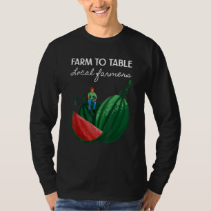 Camiseta Melancia Cultivar Minha Própria Hortaliça Agricult
