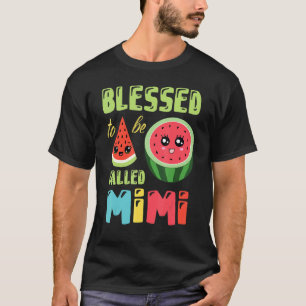 Camiseta Melancia Dançando Feliz Para Mim Você Abençoou Ser