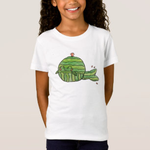 Camiseta melancia de baleia (raparigas)