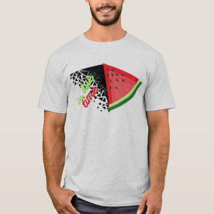 Camiseta Melancia do pavilhão da palestina de T-Shirt
