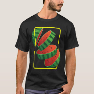 Camiseta Melancia Família Férias de Verão Verão Legal