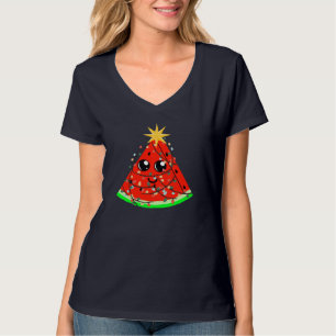 Camiseta Melancia Fruta Natal No Havaí No Natal