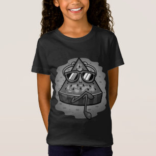 Camiseta Melancia Gira Para Homens Meninas Verão Água Água