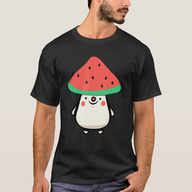 Camiseta Melancia Hat Mycology Fungi Forjando Mushroom Wh (Frente)