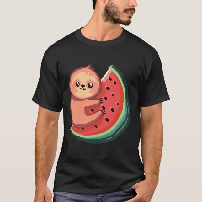 Camiseta Melancia-Lama-Cuta 102 (Frente)