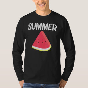 Camiseta Melancia legal Para Homens, Fruta Vermelha De Melã