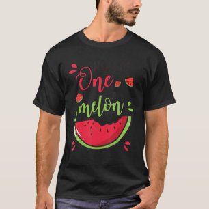 Camiseta Melancia Nana De Um Em Uma Filha Melon Grandson