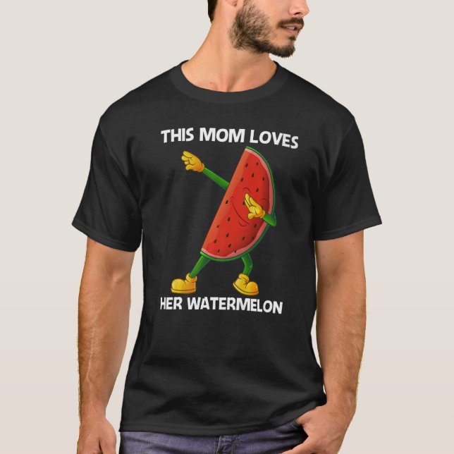 Camiseta Melancia Para Mãe, Fábrica De Frutas De Melão-Mãe (Frente)