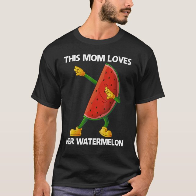 Camiseta Melancia Para Mãe, Fábrica De Frutas De Melão-Mãe (Frente)