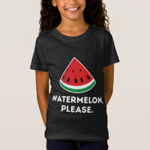 Camiseta Melancia Por Favor, Família Tropical de Verão Vac