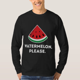 Camiseta Melancia Por Favor, Família Tropical de Verão Vac
