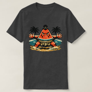 Camiseta Melancia Shogun Praia Sumô — Verão Vintage Guerra