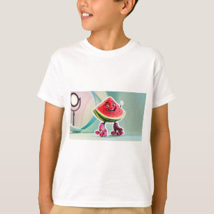 Camiseta "Melancia sobre rodas: T-Shirt divertida e diverti