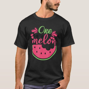 Camiseta Melancia Summer One Em Uma Fruta De Melão Legal Ve