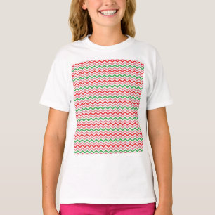 Camiseta Melancia Summer Zigzag Stripes Padrão-56209