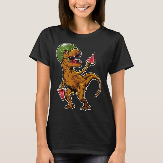 Camiseta Melancia T - Rex Dinossaur Melancia Lover (Frente)