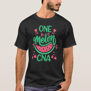 Camiseta Melancia Um Em Uma Enfermeira Certificada Da CNA D