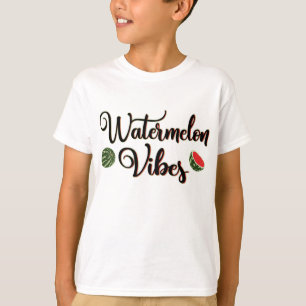 Camiseta Melancia Vibes - Melão de Fruta de Verão