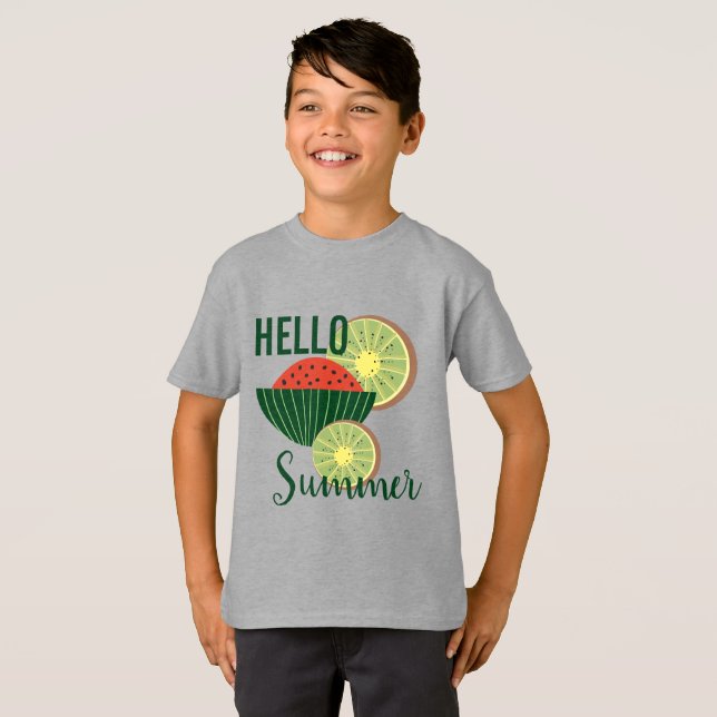 Camiseta Melancias e kiwis (Frente Completa)