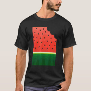 Camiseta Melancias Eu Vegano Vegetariano Conservação Jardim