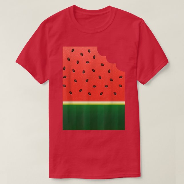 Camiseta Melancias I Jardim de Conservação Vegetal do Vegan (Frente do Design)