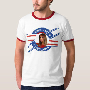 Camiseta Melania para a primeira senhora