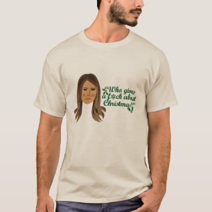 Camiseta Melania Trump que dá um F*ck sobre o Natal
